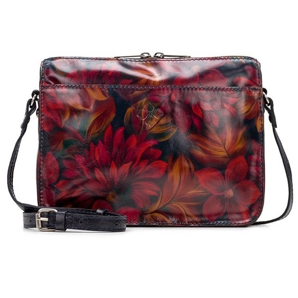 Patricia Nash Bags Patricia Nash Nazaire Leather Floral Crossbody